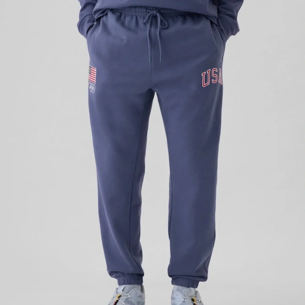 Gap Sweatsuit Team USA Olympics Hoodie Joggers Washed Navy